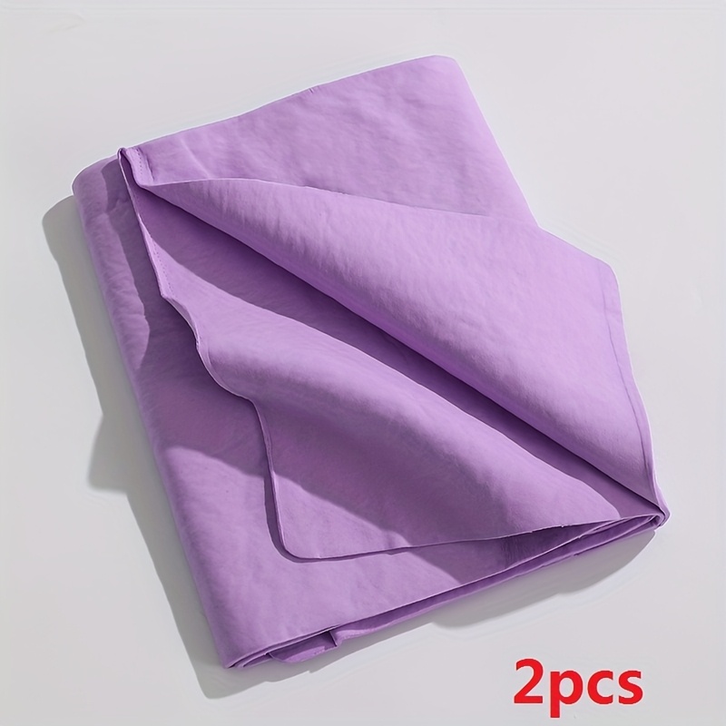 TEMU 2 serviettes absorbantes pour animaux, 43x32 cm, tissage uni pour chien et chat, très absorbantes et peluches