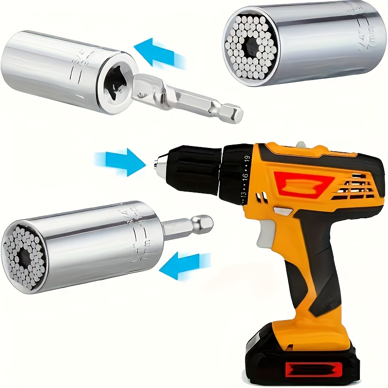 BE-TOOL Universal-Steckschlüssel – Passt Sich An Schrauben 7–19 Mm An, Für Auto & Haushalt
