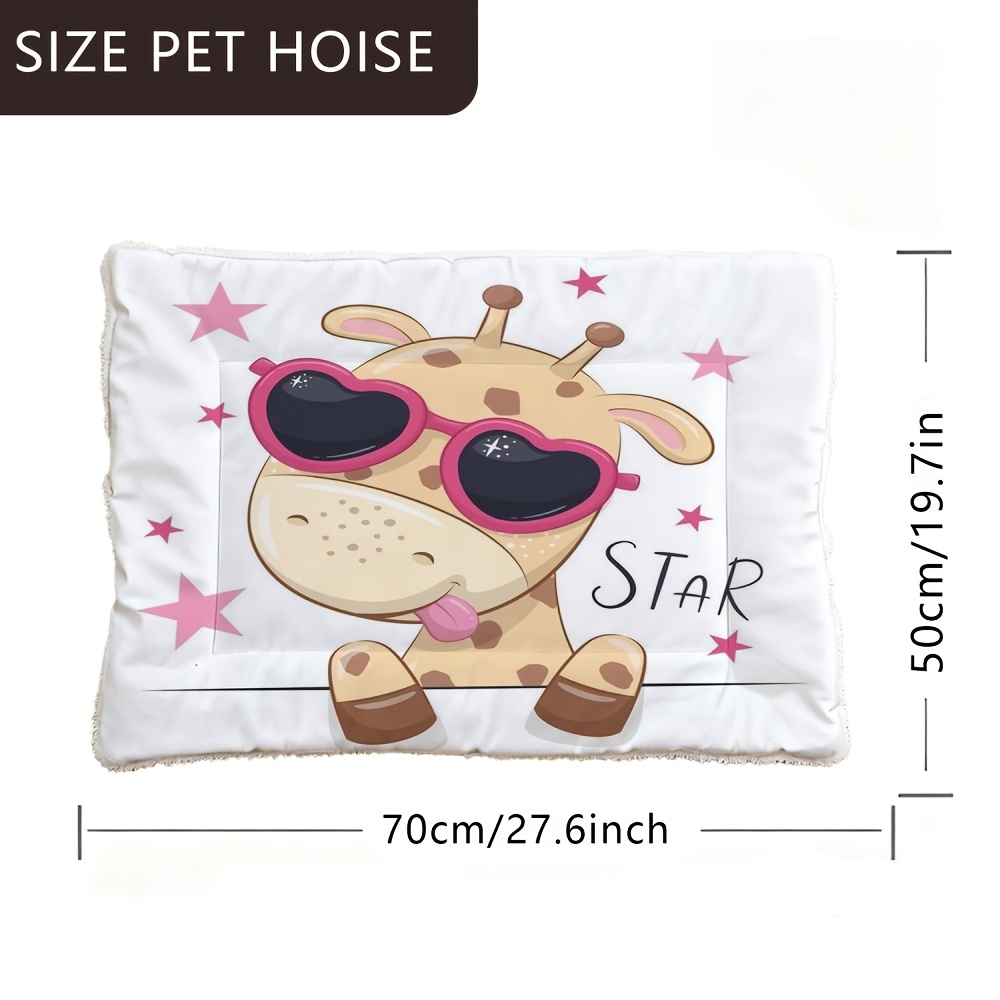 TEMU 1pz Tappetino per Cani, Letto Ultra per Animali Domestici con Design di , Tappetino Lavabile per Gabbie per Cani di Taglia Grande, Media e ,