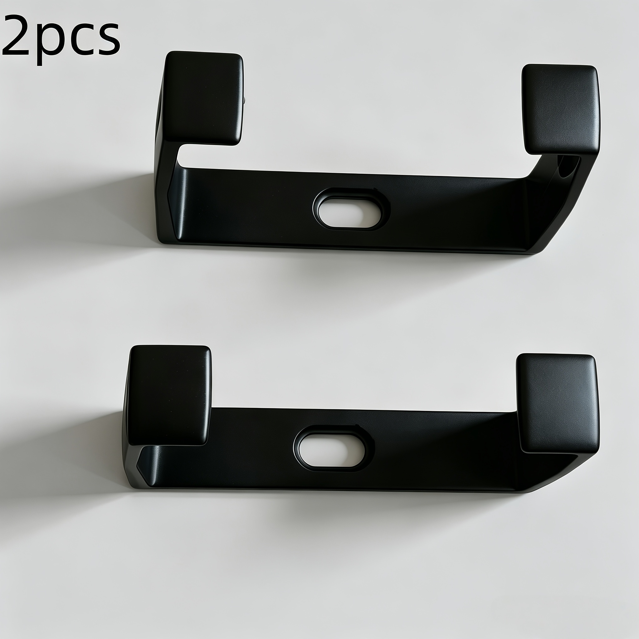 2pcs Power Socket Holder, Wall Mount Protector Bracket, Sturdy Outlet Organizer, Cable For Home Office, Space- Storage Fixture, Utility Hooks