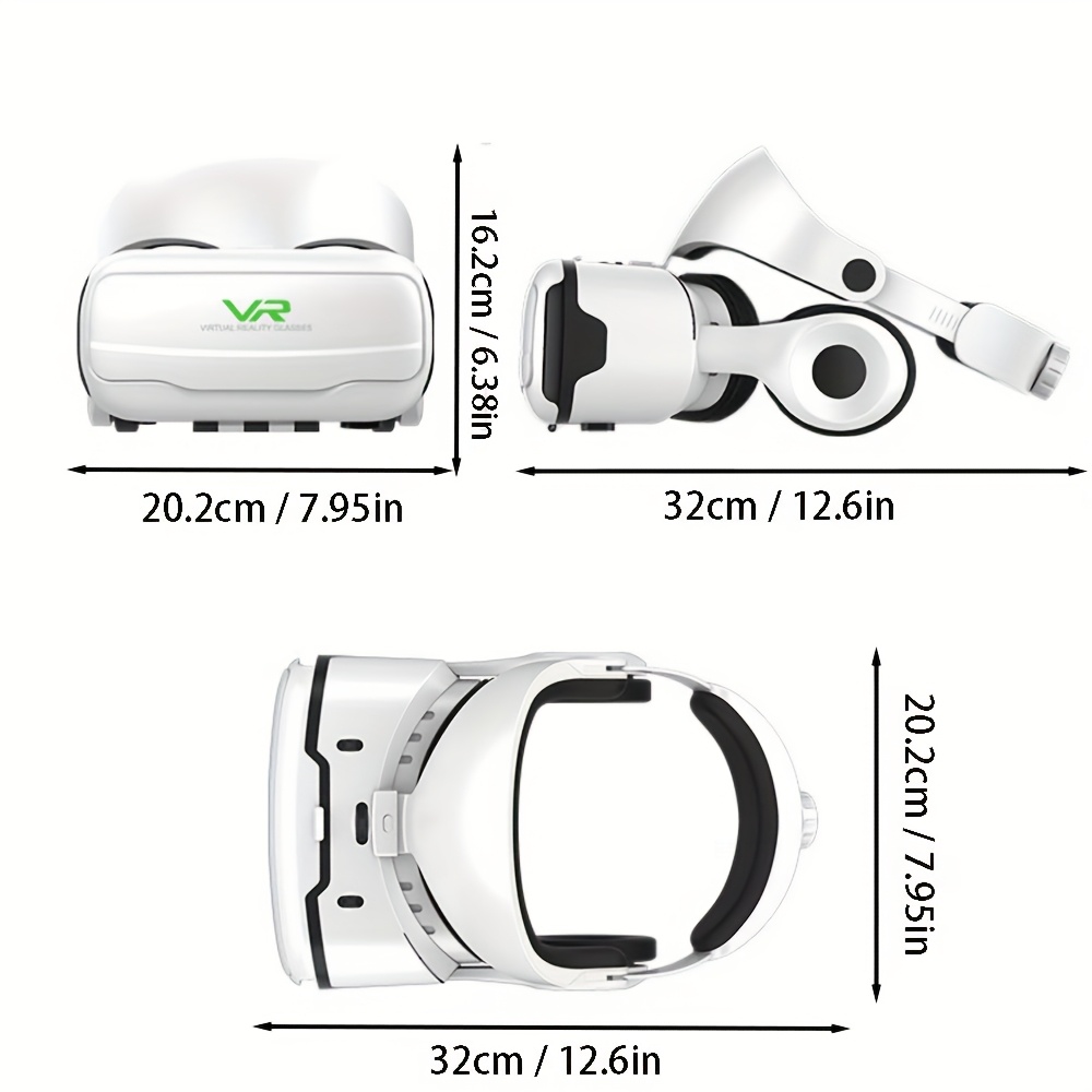 vr headset 4k video watching ergonomic Temu Hungary