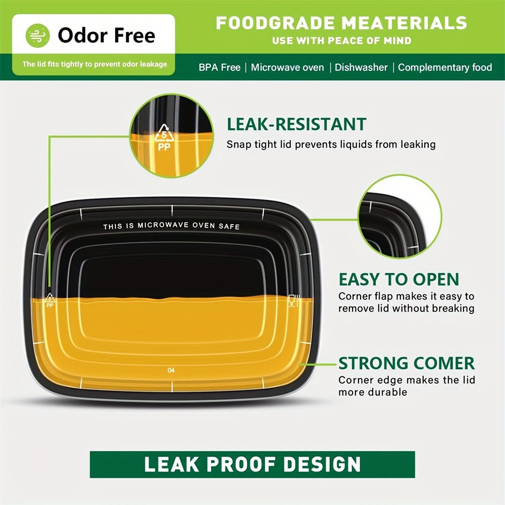 Meal Prep Containers Extra Large Extra Temu