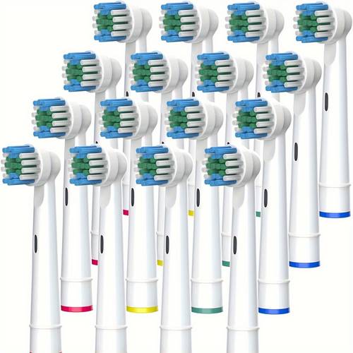 16 pack replacement toothbrush heads professional electric toothbrush heads compatible with 7000 pro1000 9600 5000 3000 soft firmness white