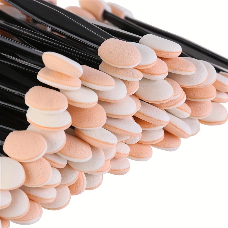 Travel Portable Disposable Eyeshadow Stick, Double-ended Sponge Applicator, Double-sided Dual-color Eyeshadow Brush For Makeup