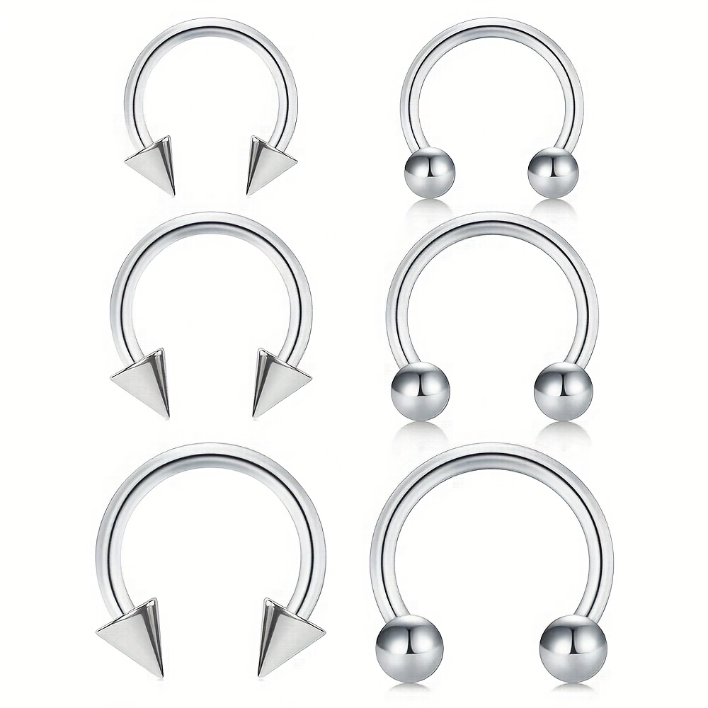 Stalen neuspiercing bone kristal | -NL
