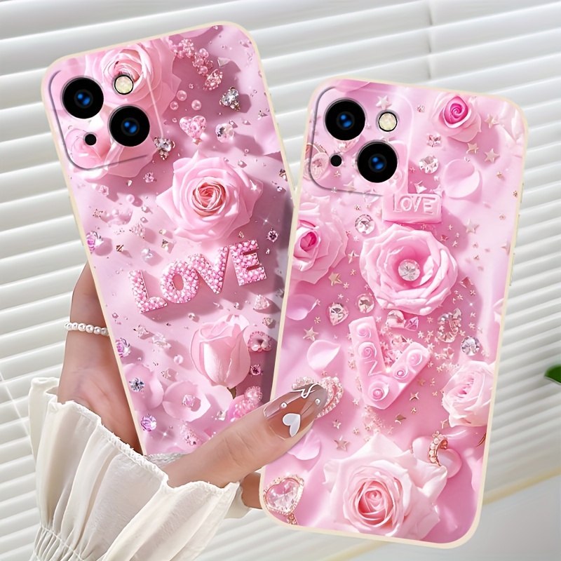 

Soft Phone Case For Iphone 15 14 Promax 13 Pro 12 Mini 11 Pro Xs Max X Xr 8 7 Plus Se2 Se3 Cute Printed Cover Couples-e0259