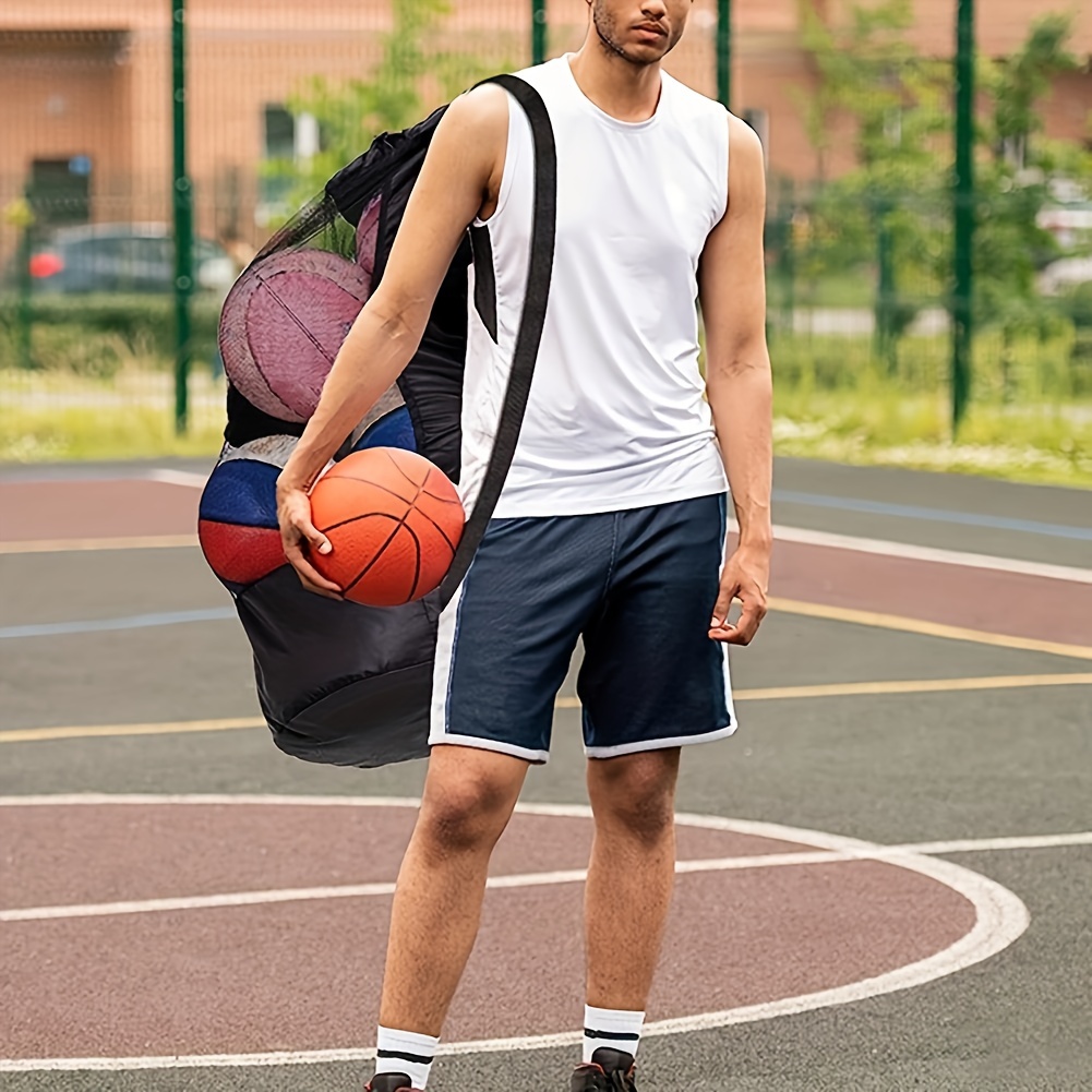 drawstring sports football mesh bag basketball region name