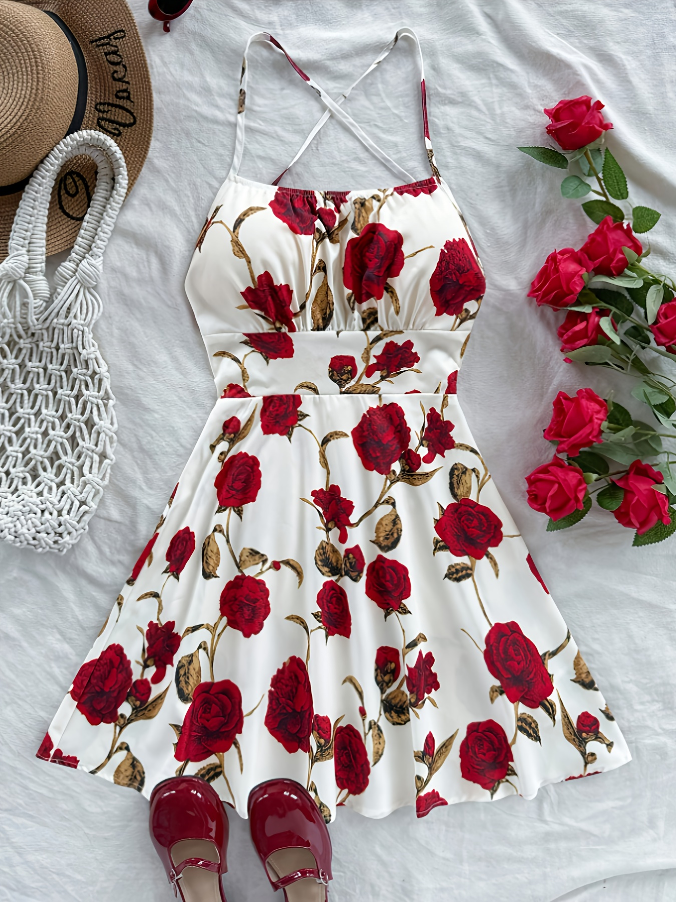 Red Zaful Dresses Uk Red Bodycon Corset Cowl Neck Midi Dress, Size