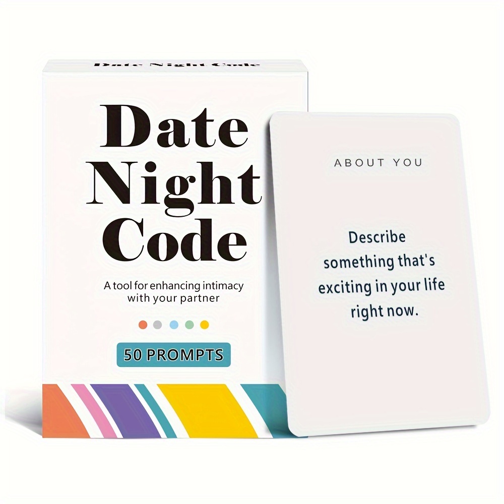 

Date : Intimate For Couples Bridge, 50 For Adults 18+, Ideal For Valentine's Day & Christmas Gifts, Enhancing & Deepening , Card Stock Accessory, Set