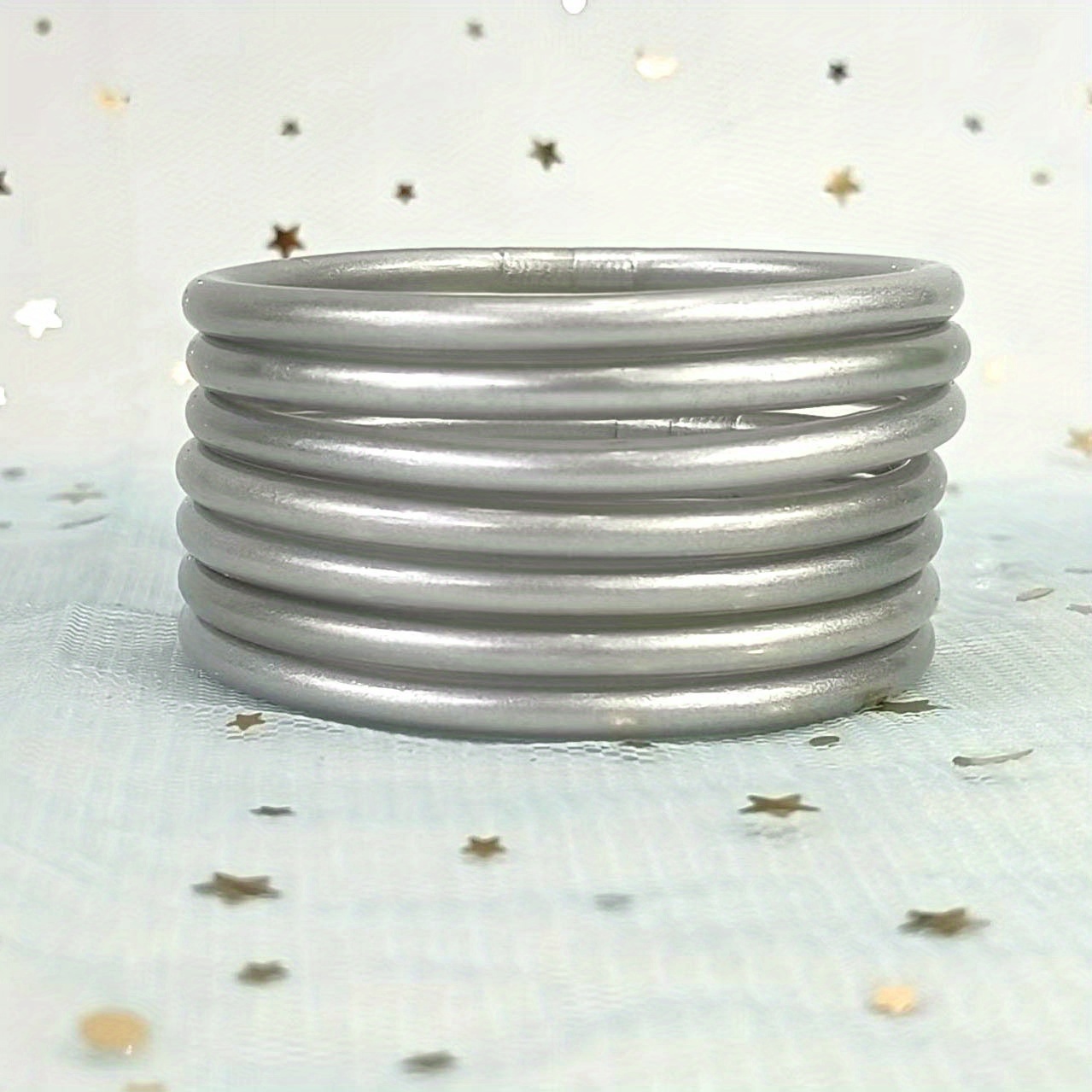 7pcs Jelly Soft Bangle Set for Women