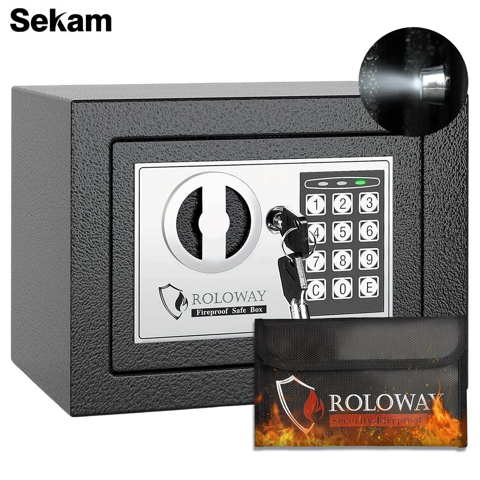 

Fireproof Safes & - Bag, In Multiple (0.23 )