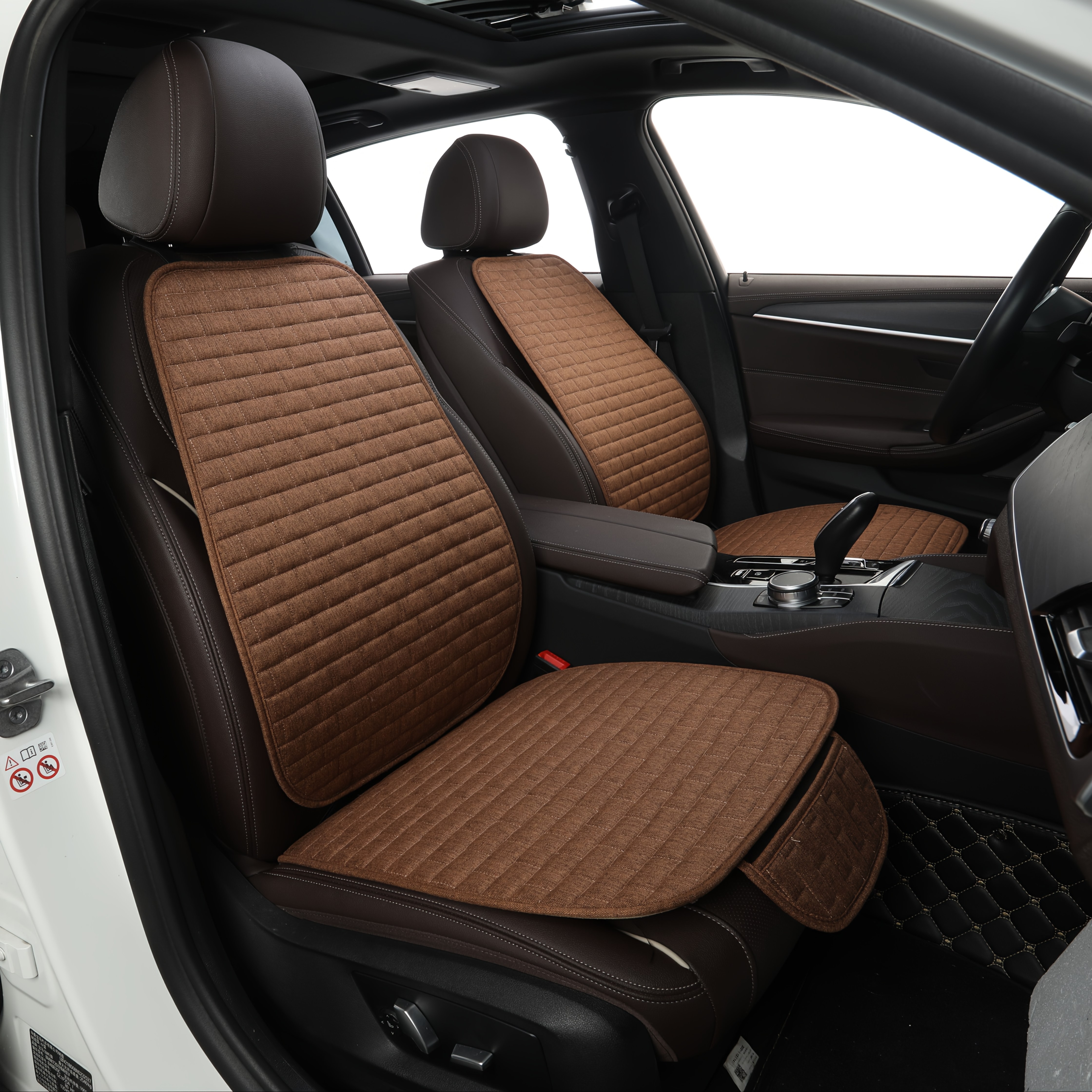 Car Seat Cover Protector for Backrest, Front and Rear Seat Back Lumbar Washable Cushion, Car Seat Protector Pad, Automotive Accessories