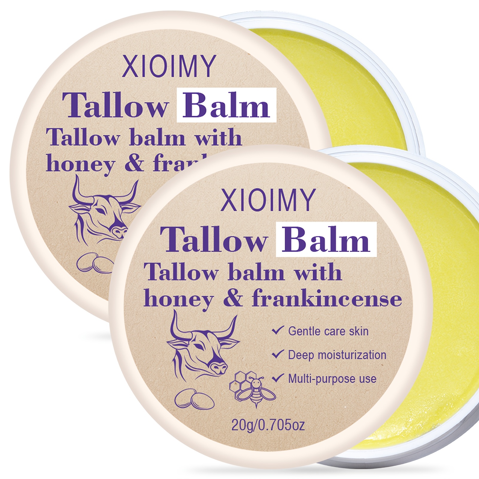 Image of 2pcs Cream, Alcohol Free, Moisturizing, Nourishing And Firming, , Long-lasting Nourishment For Types, Bidding Farewell To , Suitable For Dry Skin, Body, Abdomen, Thighs And Nourishing Cream