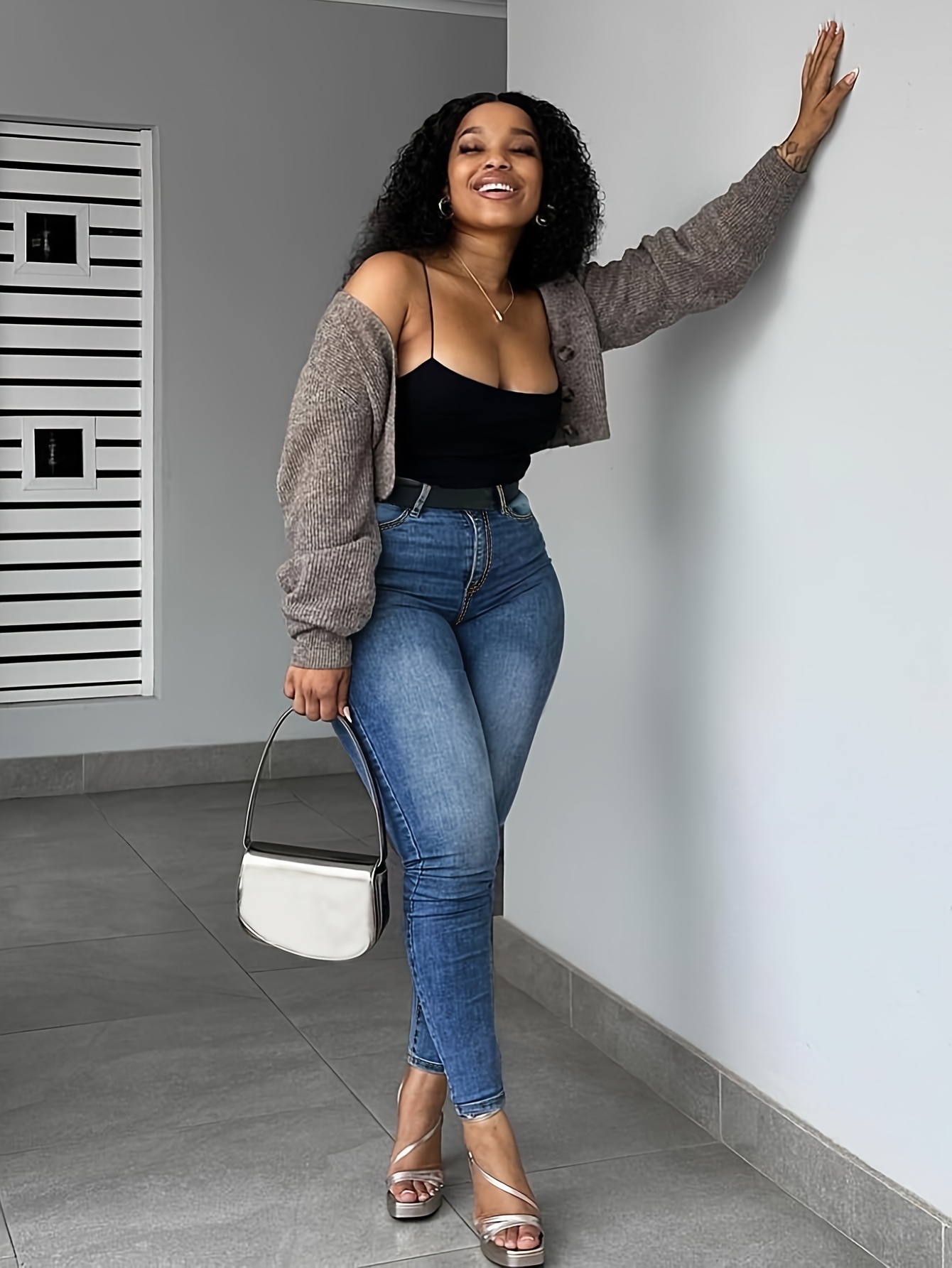 Super High Waist Denim Skinnies - Medium Blue  Curvy fashion, Plus size  fashion, Fashion nova outfits