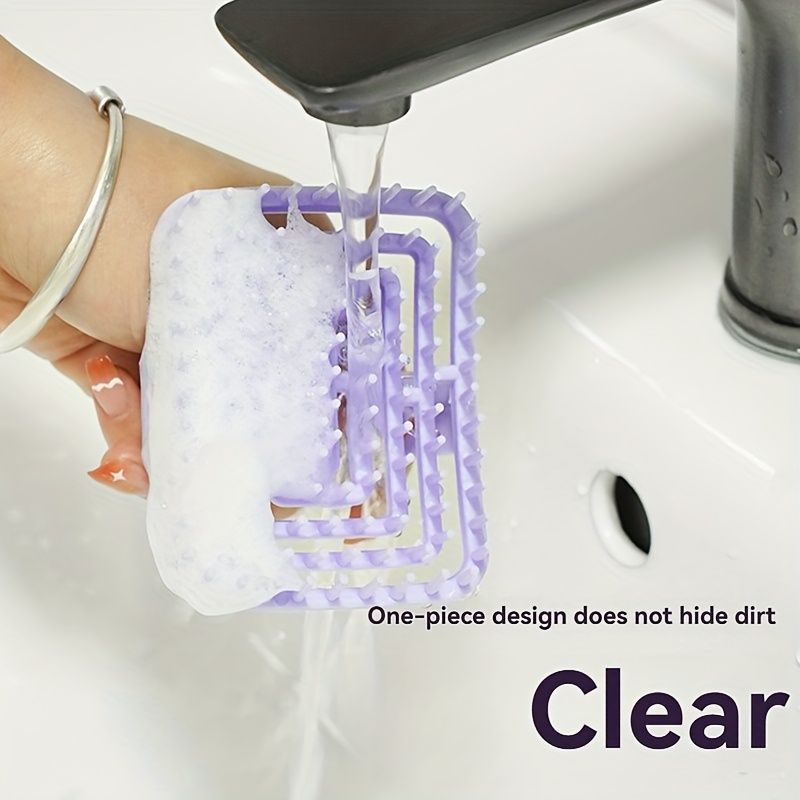 1 Peine Masajeador de Cuero Cabelludo y Cepillo para Lavar el Cabello con Dientes Suaves - Peine Desenredante de Plástico ABS para Uso en Seco/Mojado, Masaje del Cuero Cabelludo, Cuidado del Cabello - Para Todo Tipo de Cabello (Normal, Rizado, Liso) - Herramienta para Ducha, Spa y Salón