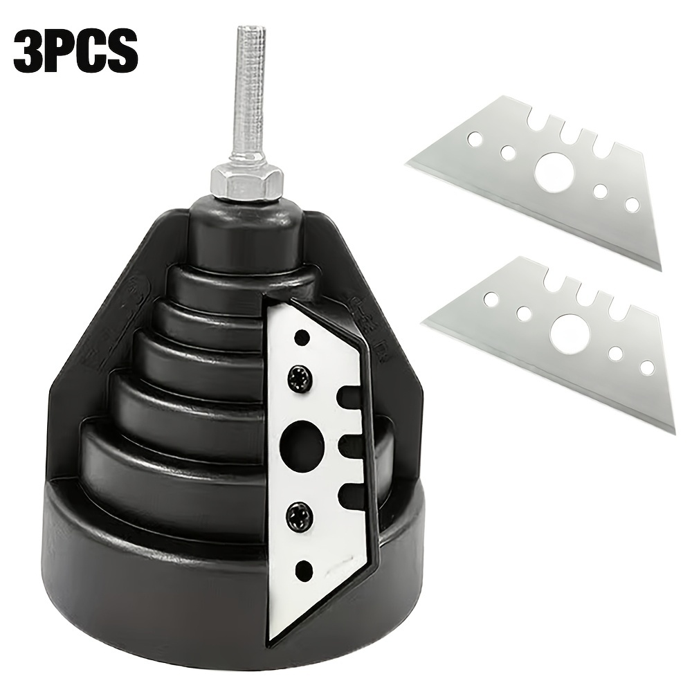TEMU 3pcs Pipe Chamfering And Deburring Reamer Set Includes 2 Replacement , A Heavy-duty External Deburring And Chamfering Tool, An Tool For Removing