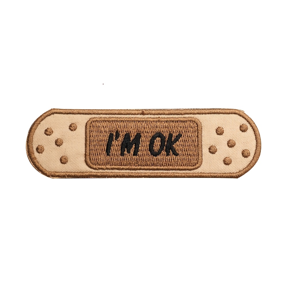 " Fun Embroidered Patch With Hook-and-loop Backing