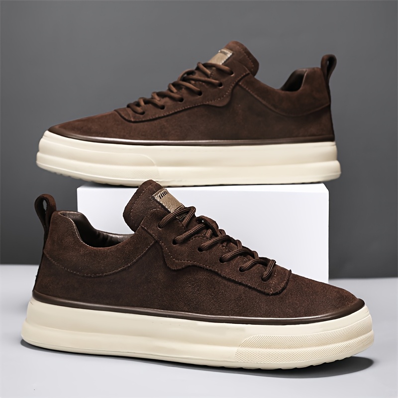 herenschoenen in     voor skateboarden comfortabel en antislip casual veterschoenen voor sport geschikt voor buitenactiviteiten van mannen 39 koffie  9