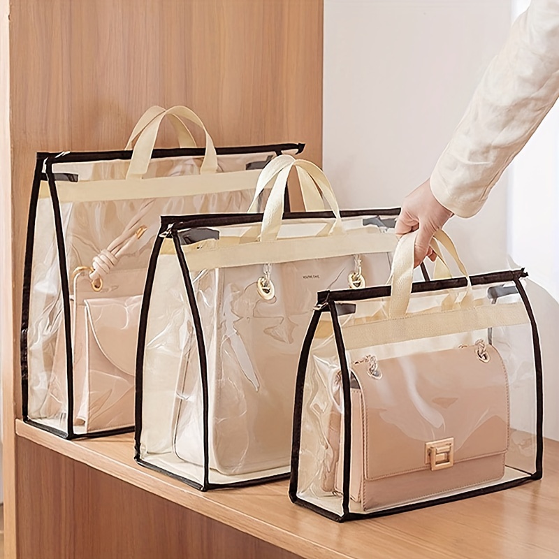 Purse Storage Clear Handbag Storage PVC Clear Dust Bags for