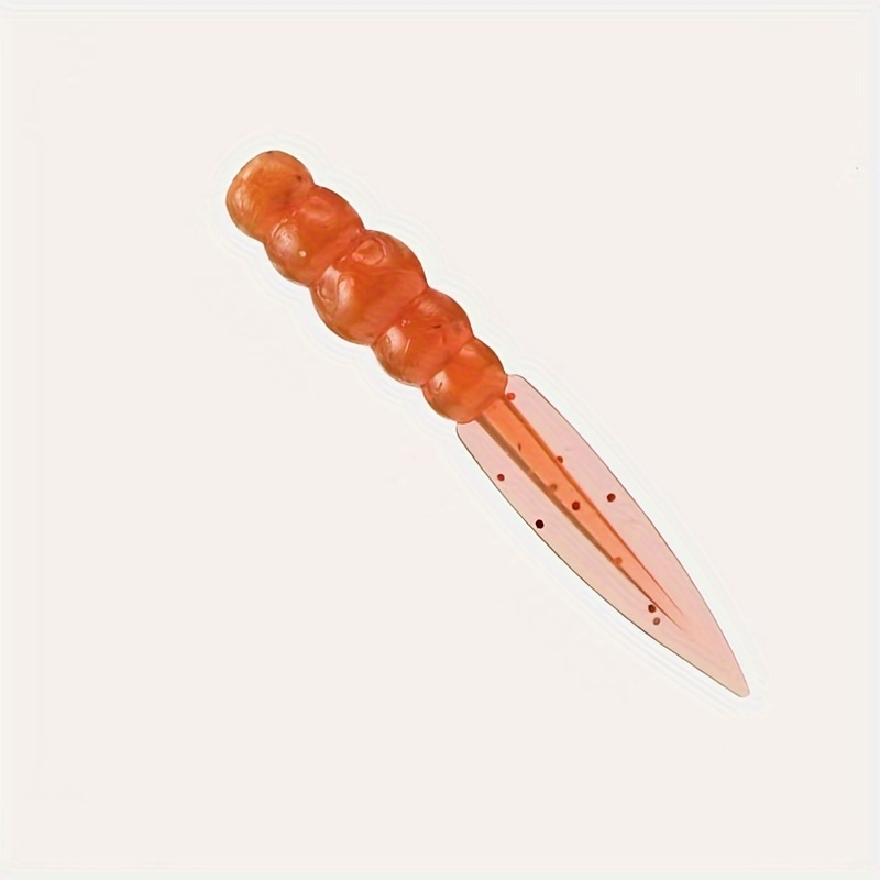 TEMU 20pcs Of Root Fishing Leaf Tail Soft Bait Float Bait Lure Soft Bait Soft Worm And Largemouth Fishing Beginner Gear, In Fixed And Random Color