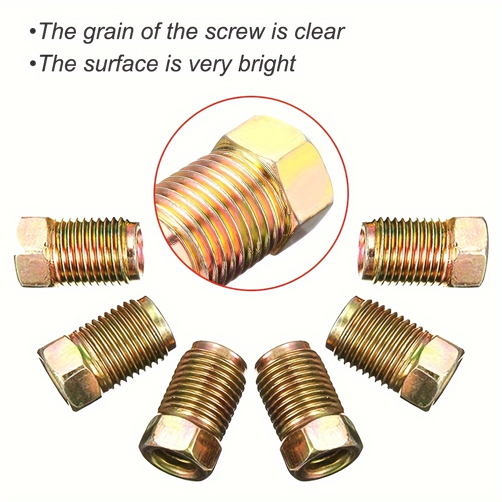 External Thread Short Brake Pipe Nut Used Metric Brake Pipe - Temu