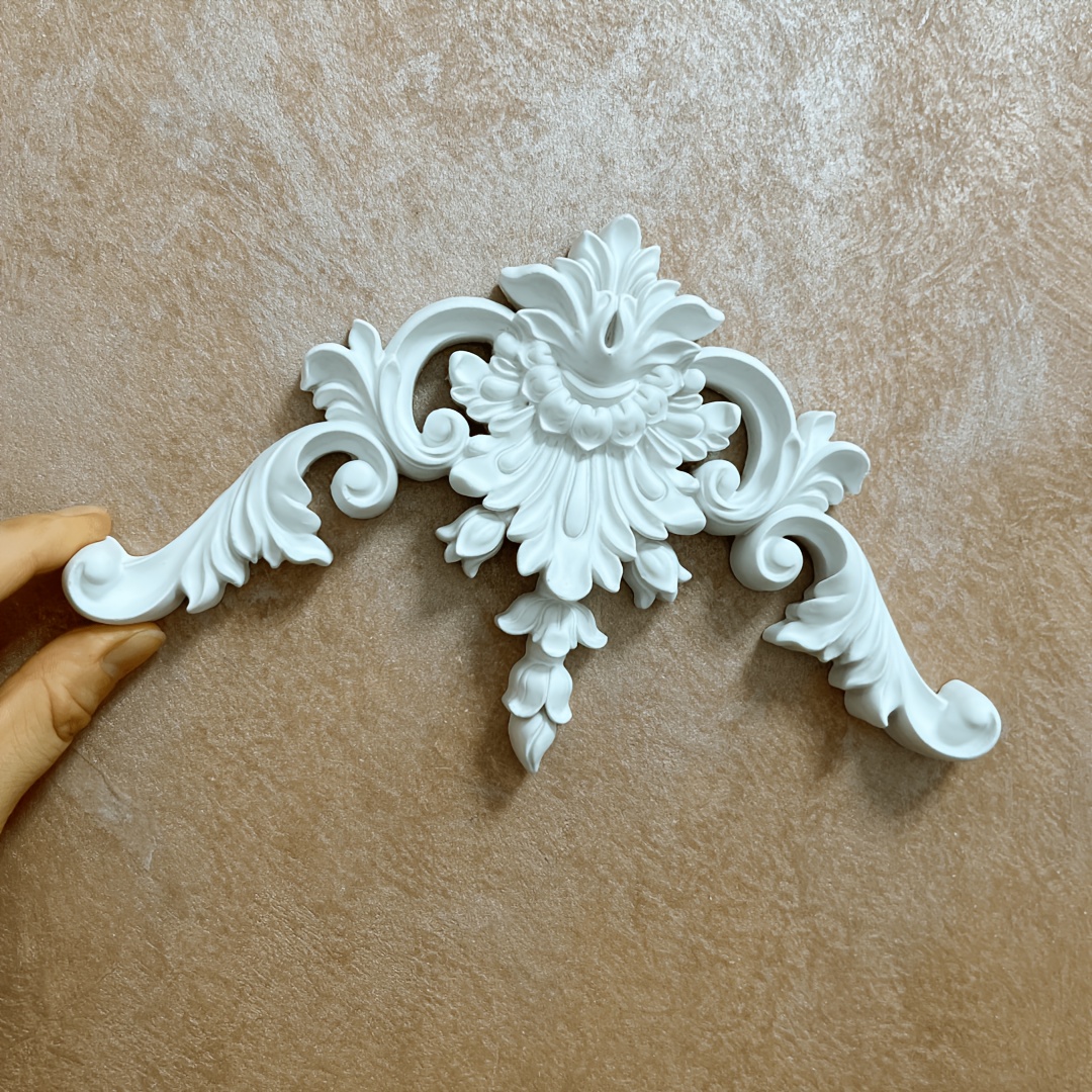 Home Decor Item, Decorative Molding Pu Polyurethane French Decorative Corner, Wall Decoration