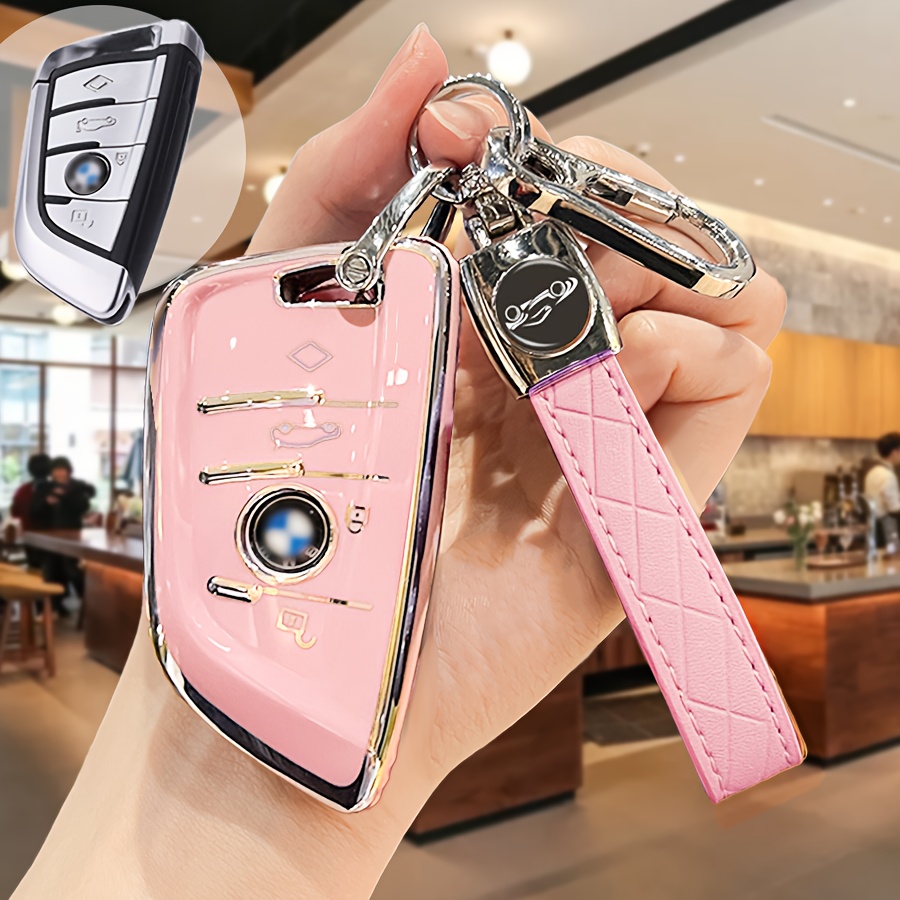 

A Key Case For Bmw Cars (with Keychain), Suitable For Bmw 2/3/5/6/, X1 X2 X3 X5 X6 - Design, Key Case, Suitable For Bmw Enthusiasts