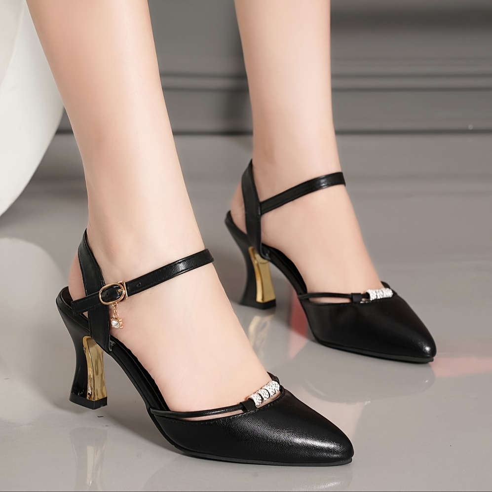 Sandalias de Tacón Alto para Mujer con Diseño Hueco, Zapatos de Mujer