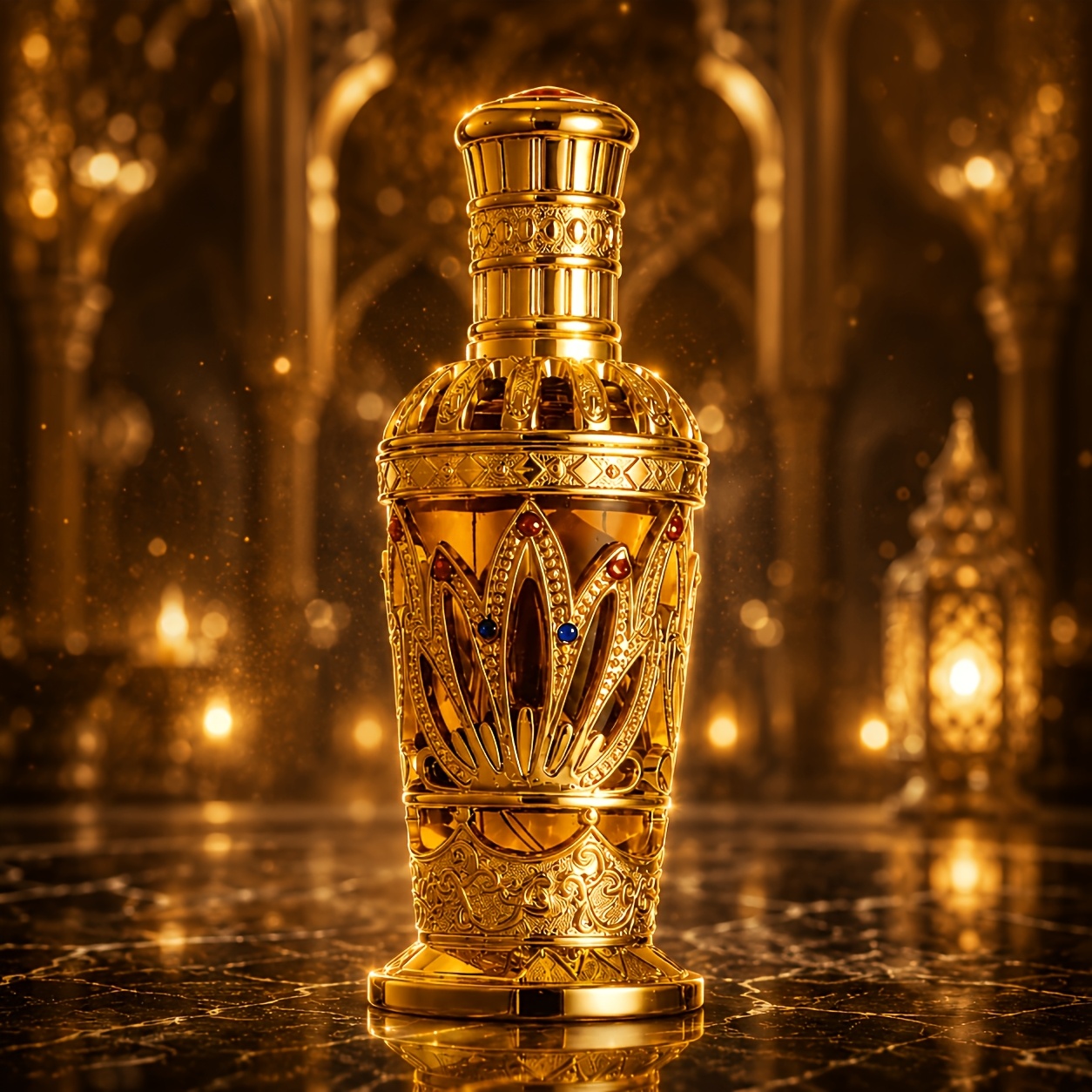 Image of Eavb Golden Arabian Perfume Long-lasting Sandalwood Rose Fragrance (2pcs Set = 100 Ml/3.4 Fl. Oz. Arabian Perfume + 10 Ml Travel Size Or 3 Ml Vanilla Perfume)