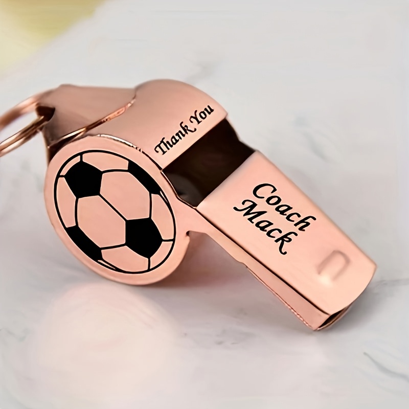 TEMU 1pc Custom Engraved Whistle | Personalized Metal /teacher Gift, Multiple Designs , Ideal For Teachers' Day