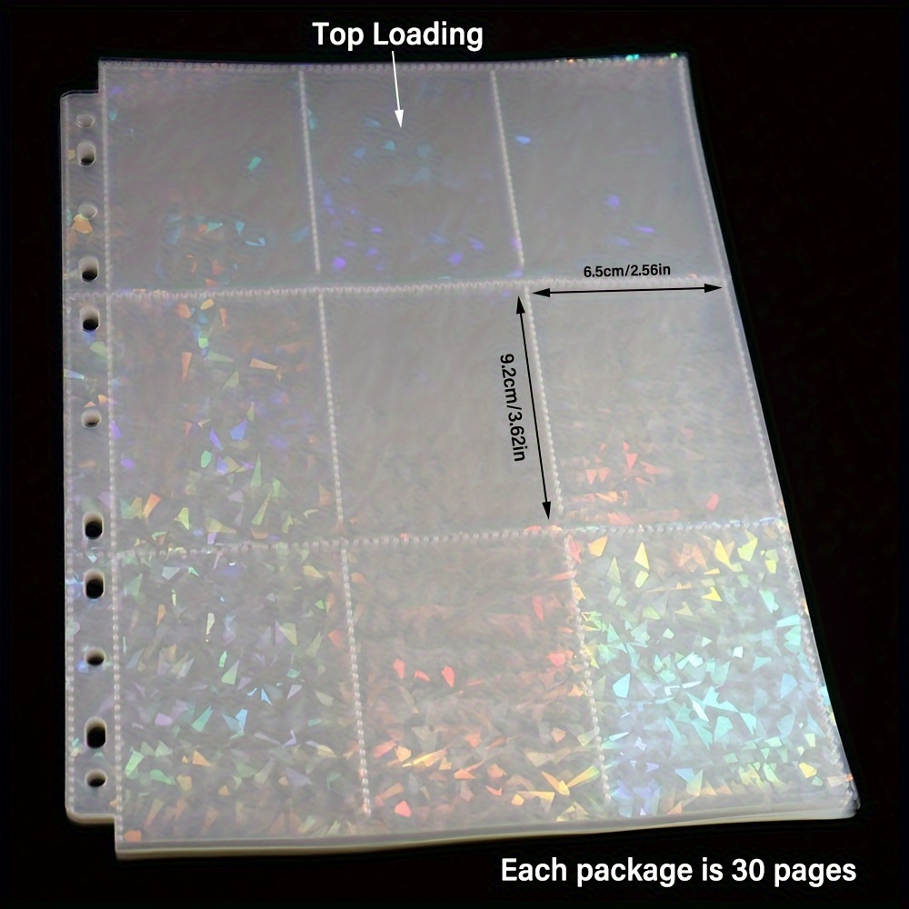 clear trading card binder pages Staples Pages, 9‑Pocket Sheet Protectors, 3‑Hole Punched for Standard Binders, Acid‑Free Card Storage, 50‑Pack : Toys & Games keep them for dust CardGuard 9-Pocket Card Sleeves Binder