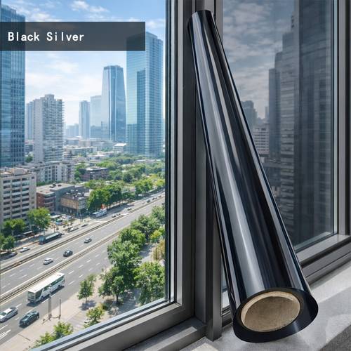 static cling window film for heat insulation privacy and sun blocking suitable for cutting and use in bedrooms and offices