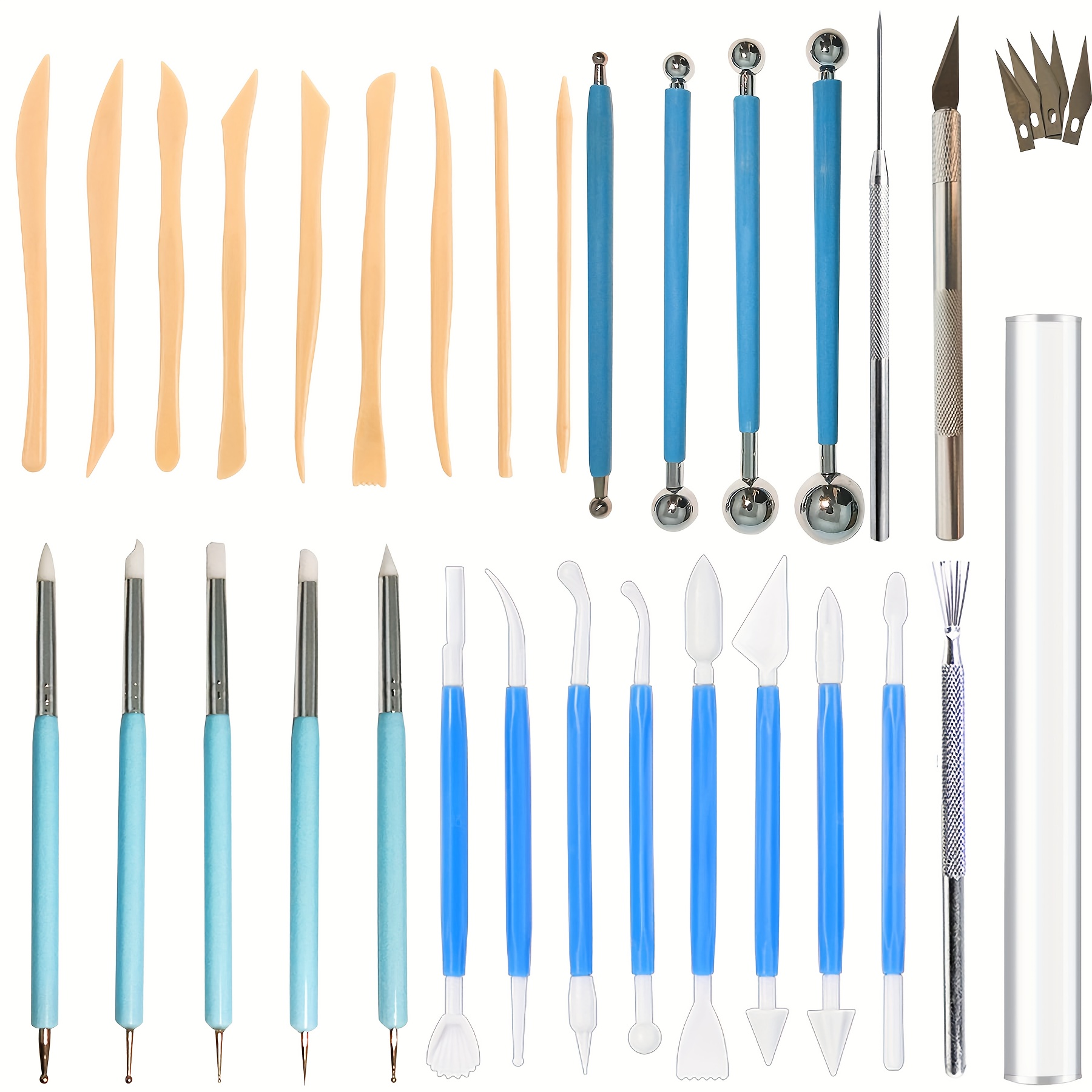 polymer clay sculpting tools sold on Temu United States