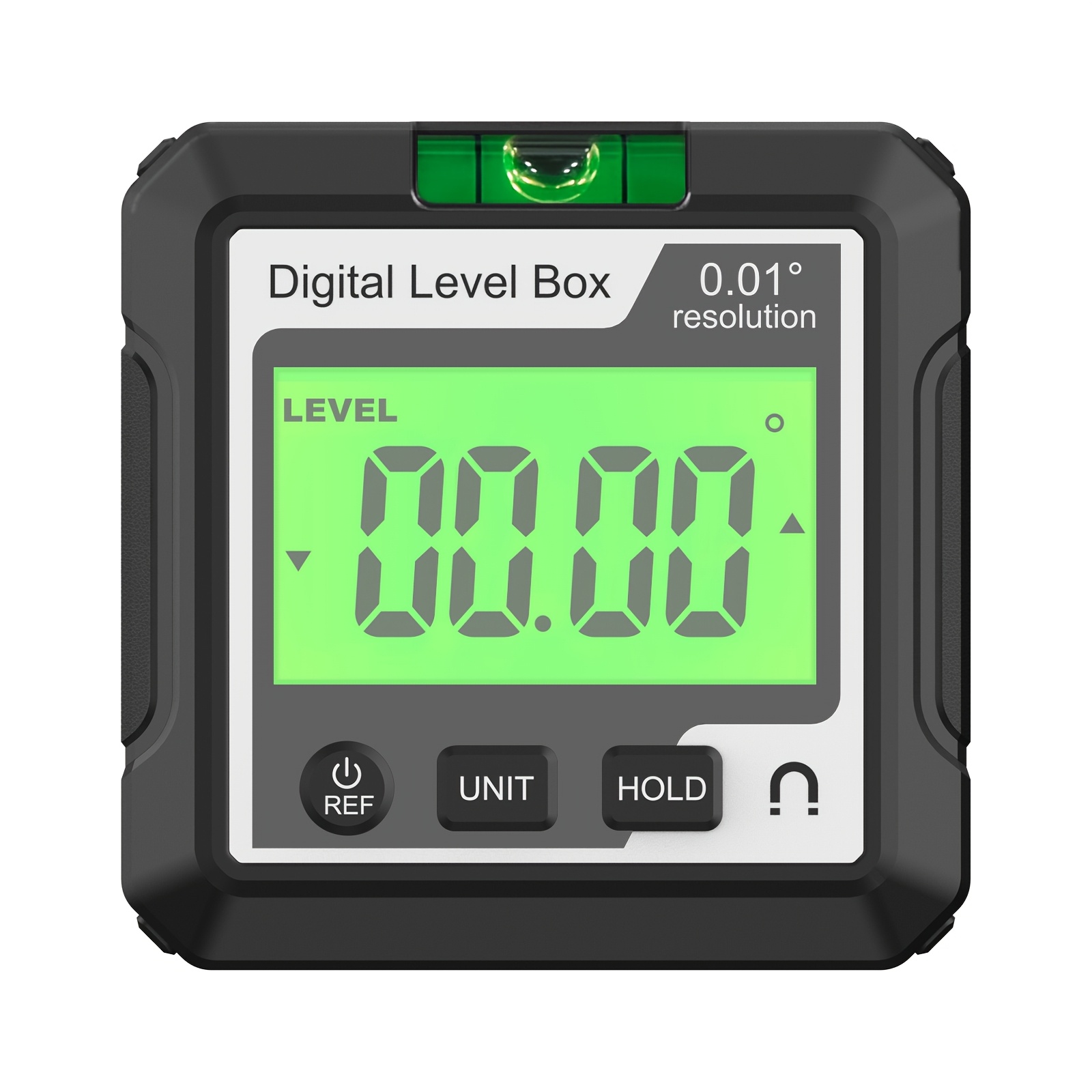 TEMU Inclinómetro Digital con , Pantalla Digital de , Nivelador Digital Mini Adecuado para Carpintería y Construcción