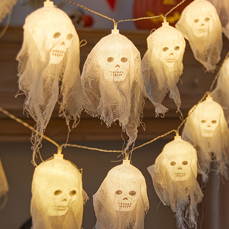 Image of Led Wall Mounted Halloween , Battery Powered Plastic Outdoor Decor For Haunted