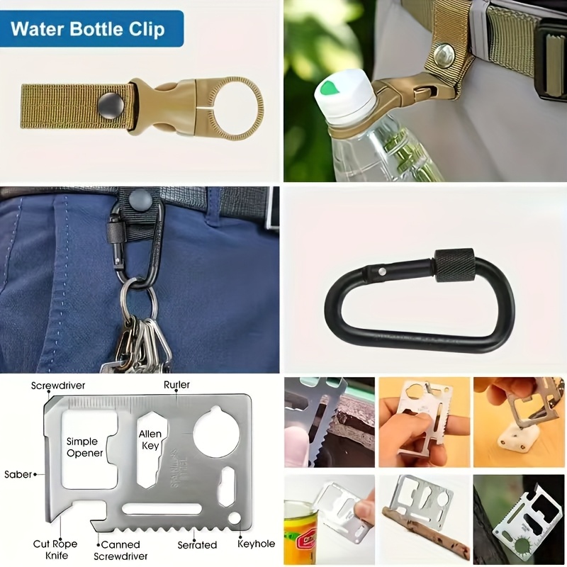 Outdoor Camping Gear Set with Essential Adventure Tools