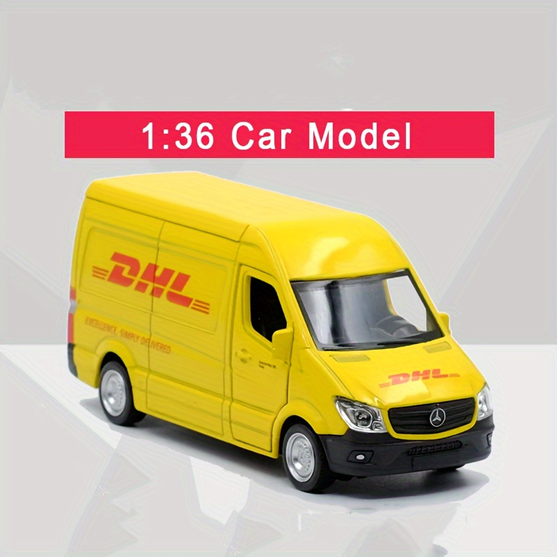 

Makeda 1:36 Scale Dhl Mercedes-benz Delivery Vehicle Replica, , Weather Resistant, Pull-back Action, Zinc Alloy Model, Suitable For 3-6, Toy Collection And Gift For Boys