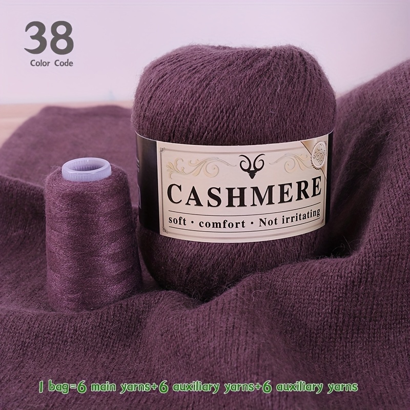 Image of 300g 120g Cashmere Yarn For Knitting Cashmere Sweater Cardigan Yarn Handmade Sweater Yarn Balls 6pcs