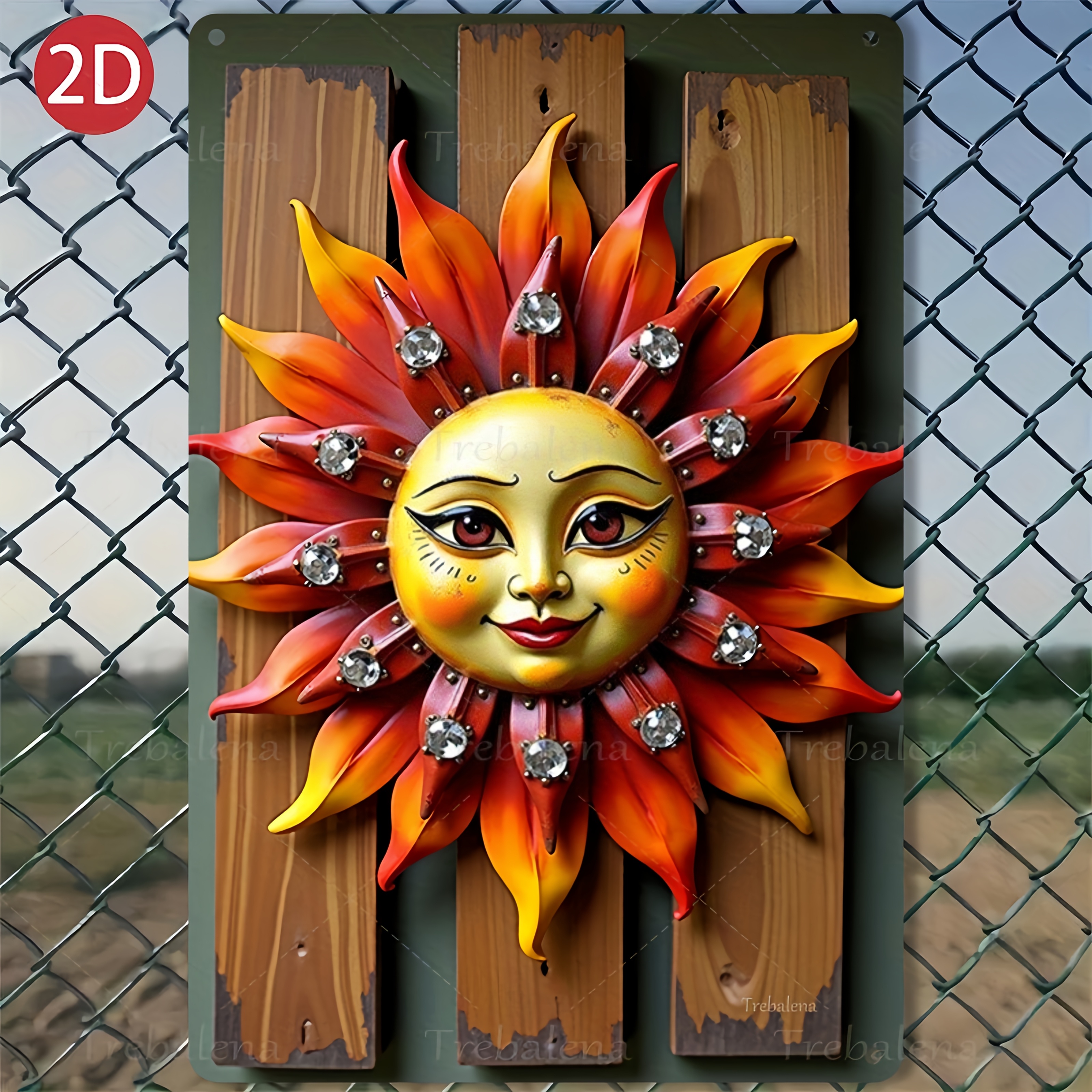 TEMU 2d Flat Wooden Print 1pc, Non-lit Small Wall Hanging Ornament, Decor Piece - Countryside Decoration, "very Suitable For Home, Bar, Club, Farm,