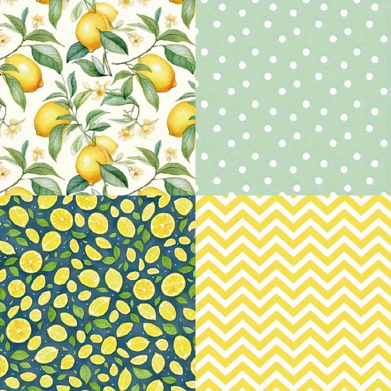Lemonade Summer Decorative Paper Pad Acid free Cardstock 12 Temu
