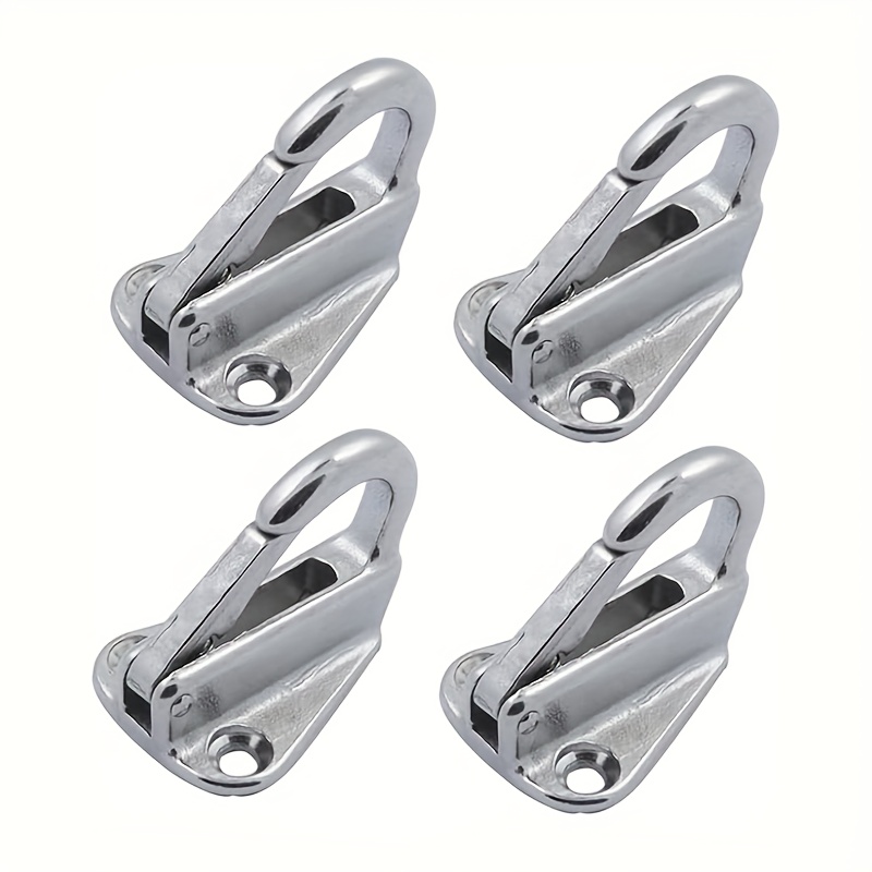 4pcs Marine Fender Bracket Set, Heavy-duty Steel, Fender Spring Hook , Cabin Coat And Hat Hook, Utility Hook, And Accessories
