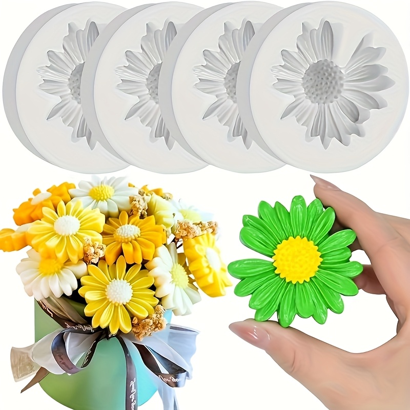 TEMU Four-piece Silicone Mold Set Suitable For Diy , Car Air Fresheners, And More