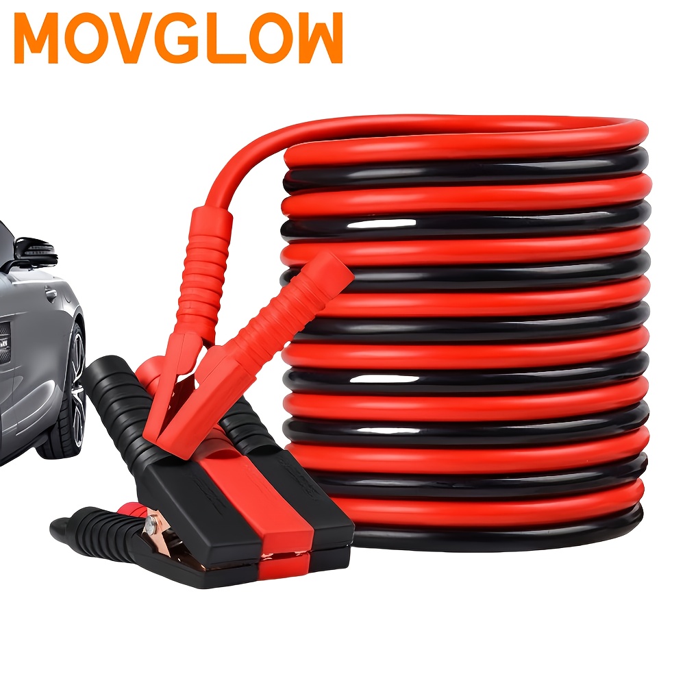 heavy-duty copper jumper cables for car batteries portable