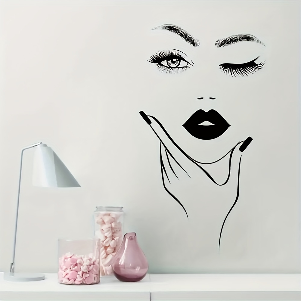 

[top-] Female Decal - & Peel, Removable Pvc Art For , , Entryway -