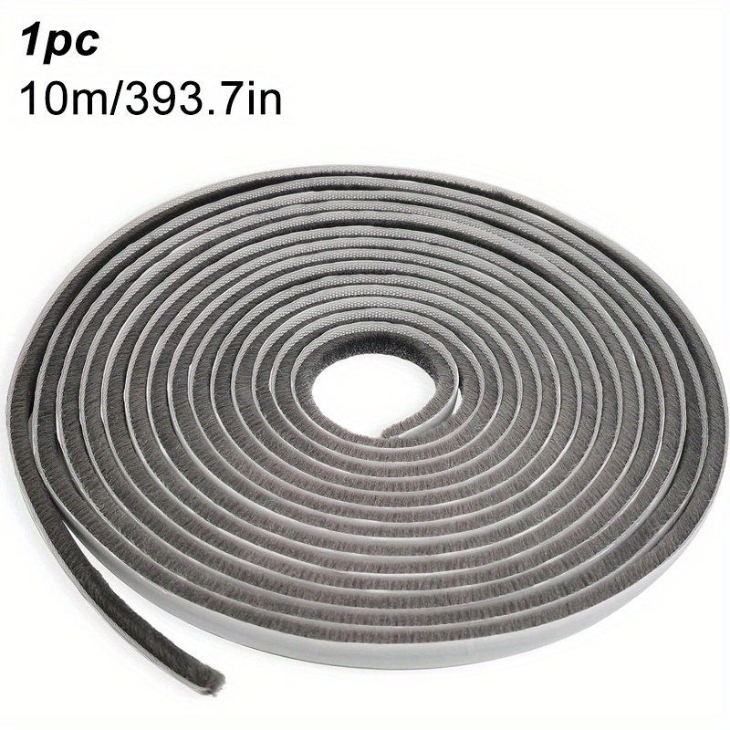 10 meters 393 7in self   brush type seal strip plastic weather stripping for aluminum alloy windows and wooden doors soundproof windproof dustproof insectproof     door and window   draft stopper