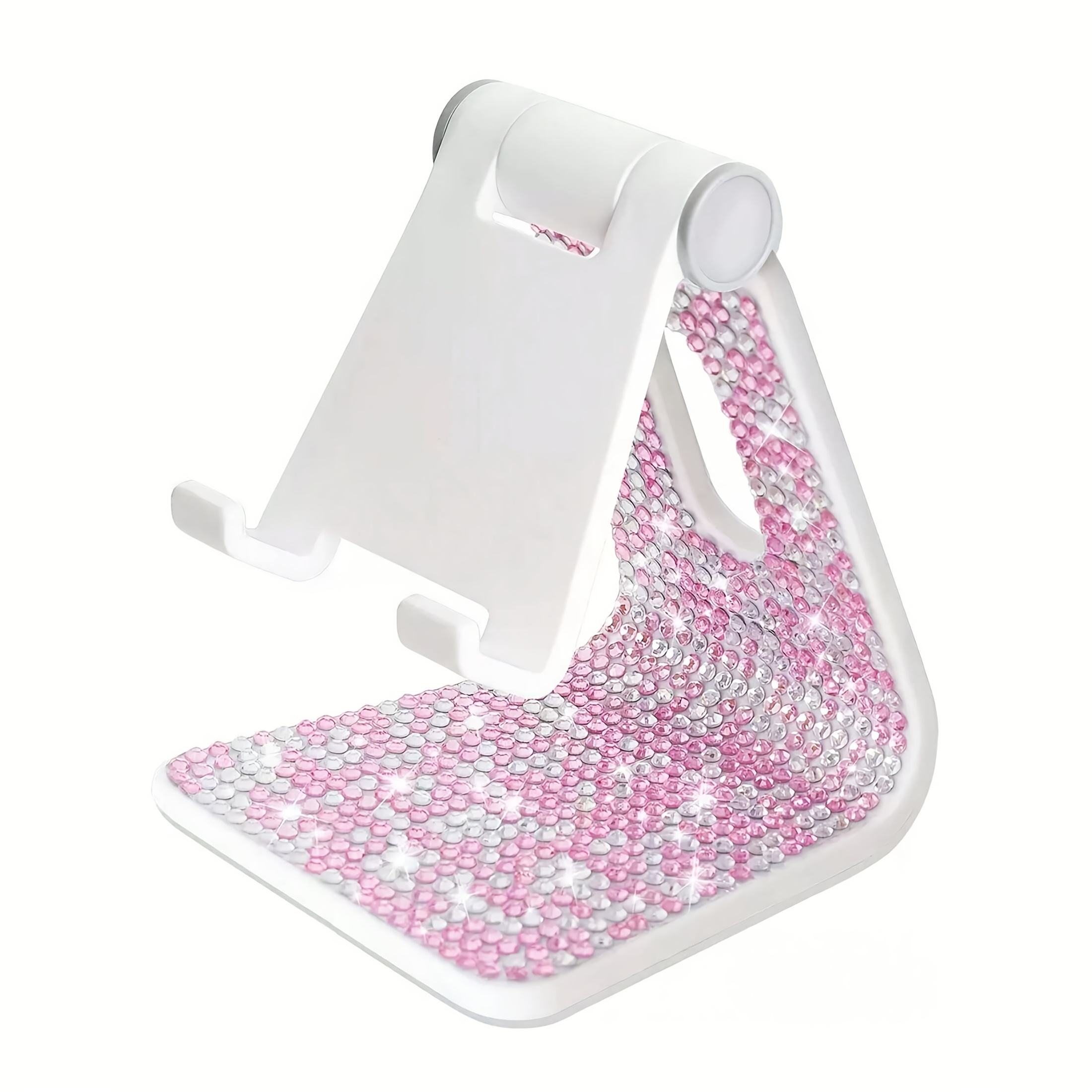 E-shop Glitzer-Diamant Handyhalter , Schreibtischständer Kompatibel mit Mobiltelefonen und Tablets Bürodekoration Zubehör