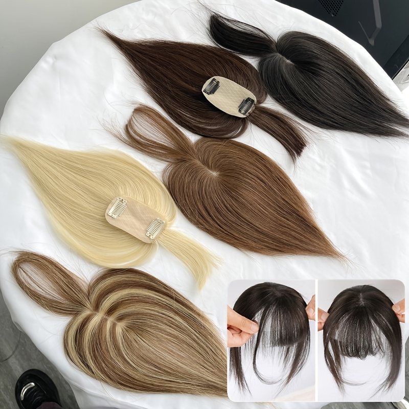 Human Hair Topper for Thinning Hair, 9.8\