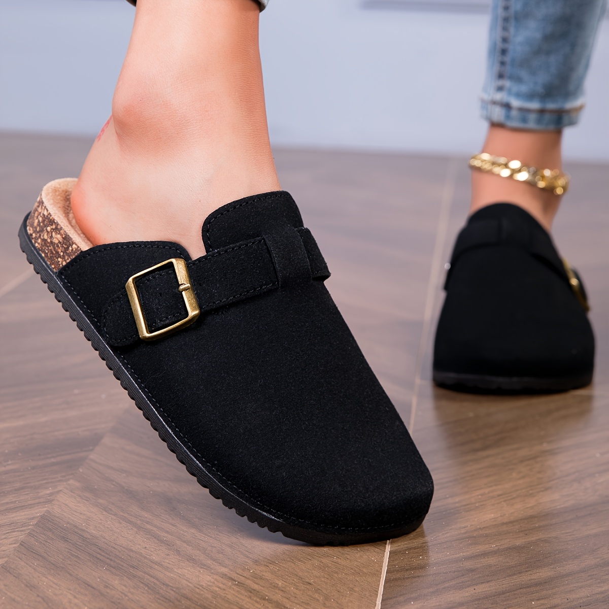 knee length dresses for ladies Women's 'Breeze' Leather Mule with 2" Heel In 'Brandy'