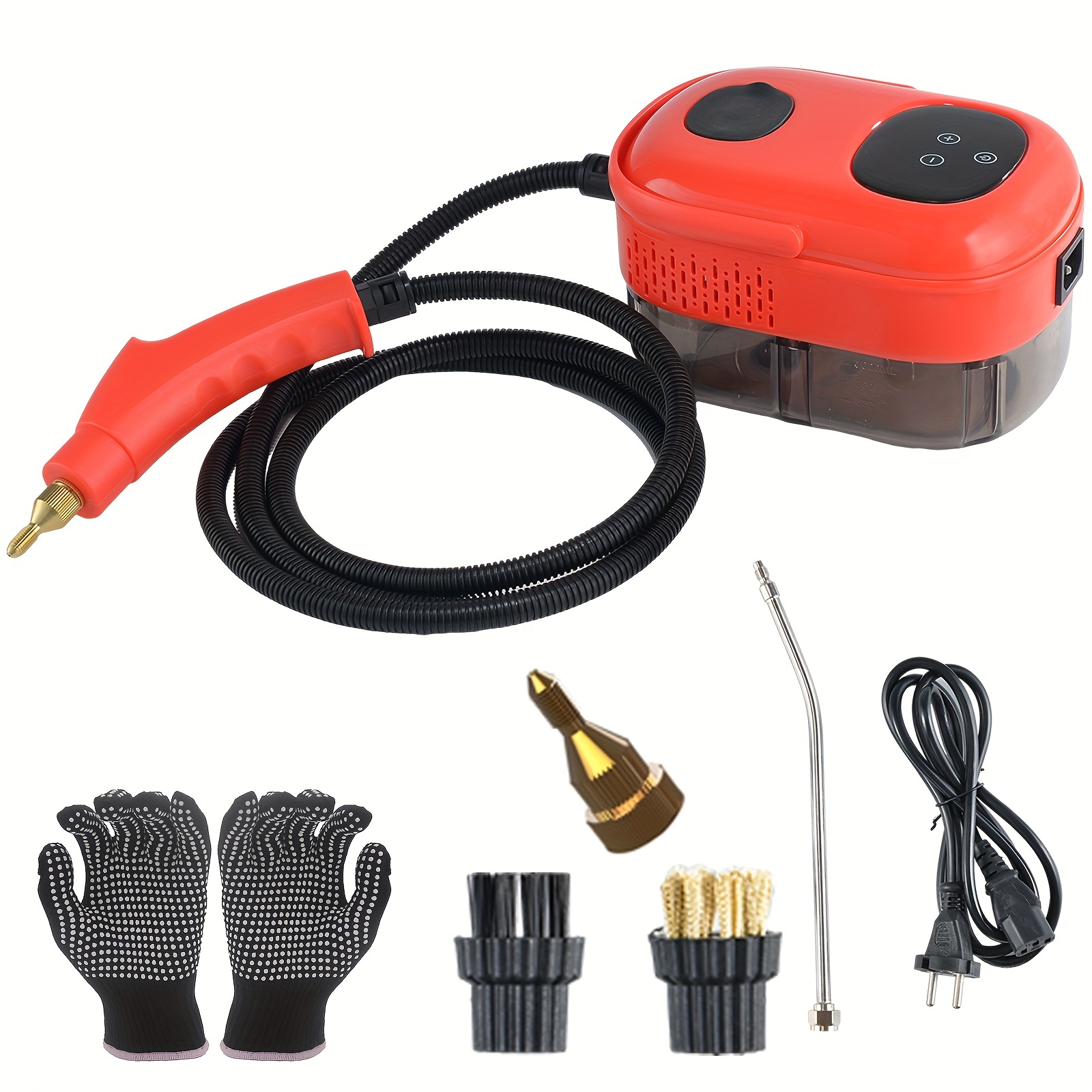 TEMU 2500w Portable Steam Cleaner, High Temperature Steamer For Cleaning Bed Bugs, Steam Cleaner For Mattress, Car Detailing, Couch, Furniture, Upholstery, Kitchen, Bathroom, Grout And Tile