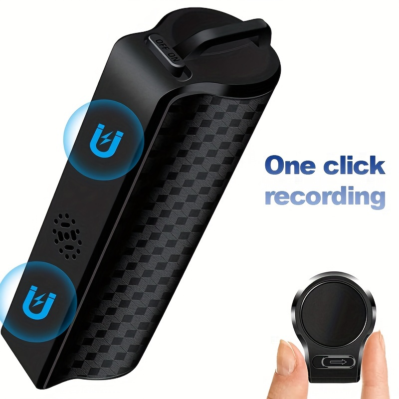 audio recording device voice recording device mini magnetic voice recorder with 15 days continuous recording device voice activated audio recorder   for meetings interviews classroom   recorder dsp   noise reduction recording device   recorders with   ideal for lectures meetings interviews magnetic voice activated recorder smart recording     noise canceling portable audio recorders for work